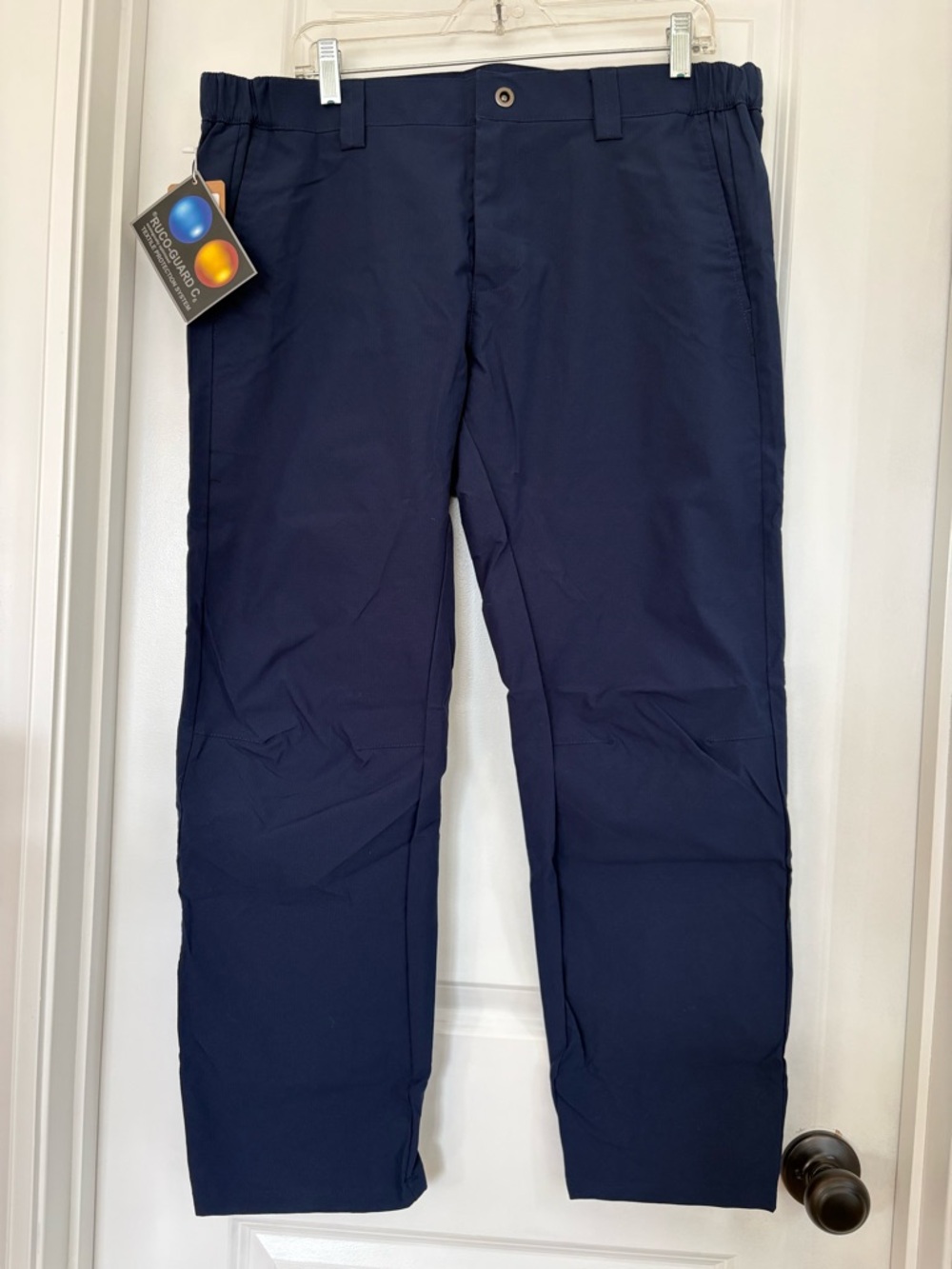 NWT 1 Plaid&Plain Men 36x28 Work Pants Lightweight Slim Fit Outdoor Waterproof